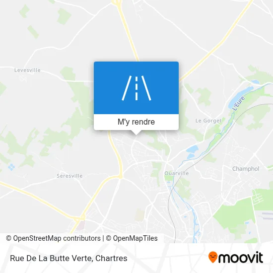 Rue De La Butte Verte plan