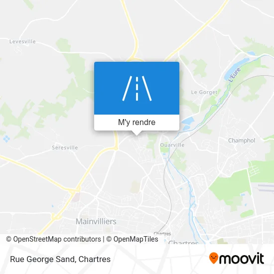 Rue George Sand plan