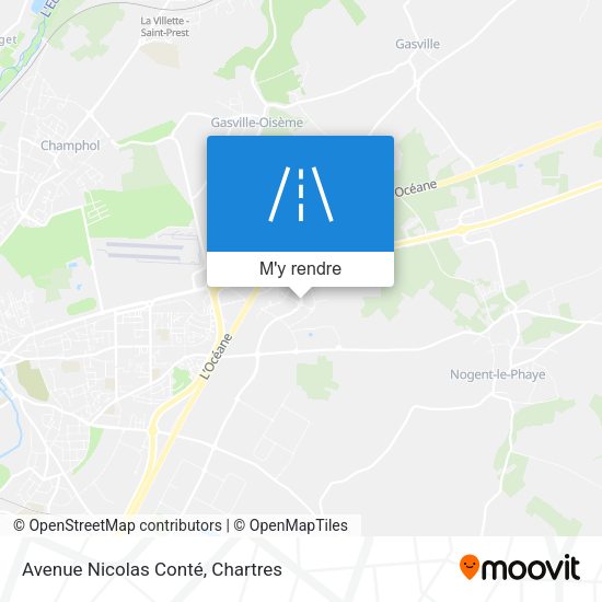 Avenue Nicolas Conté plan