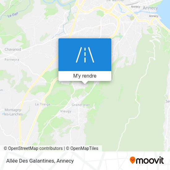 Allée Des Galantines plan