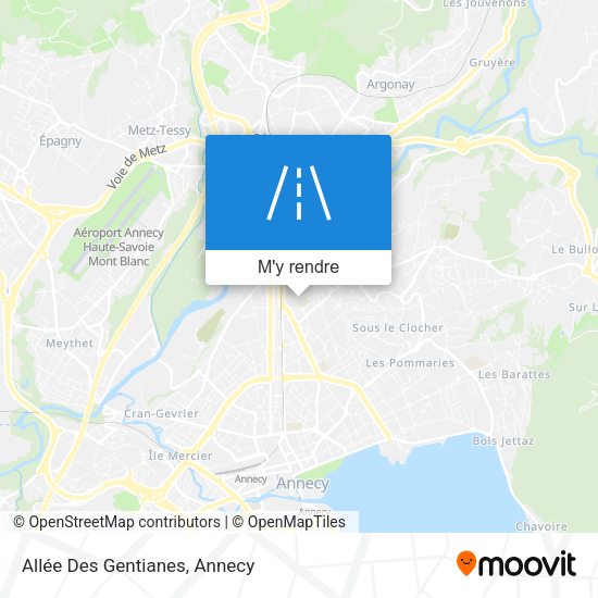 Allée Des Gentianes plan