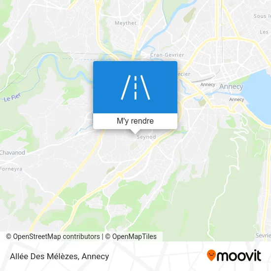 Allée Des Mélèzes plan
