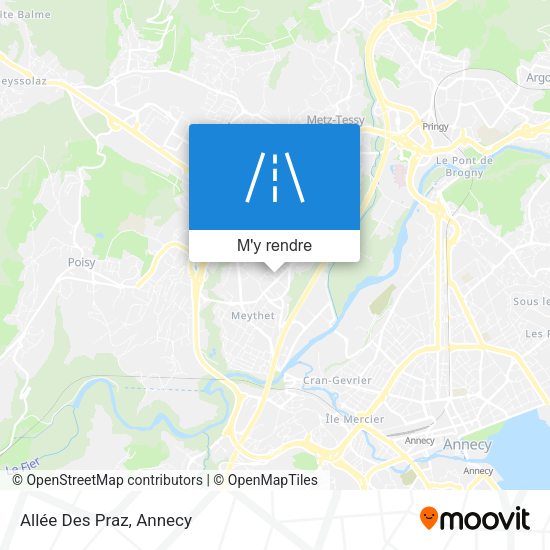 Allée Des Praz plan