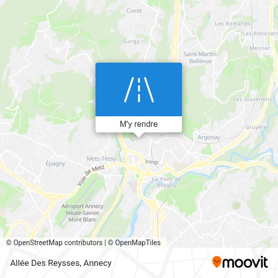 Allée Des Reysses plan