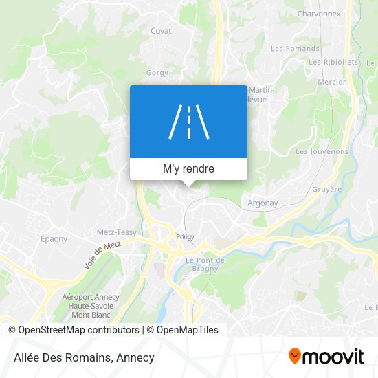 Allée Des Romains plan