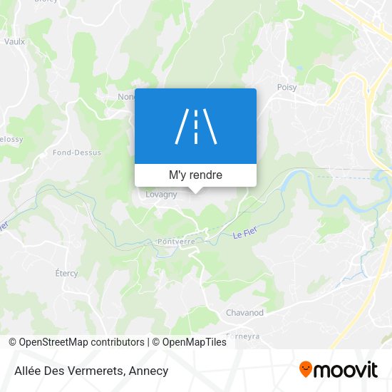 Allée Des Vermerets plan