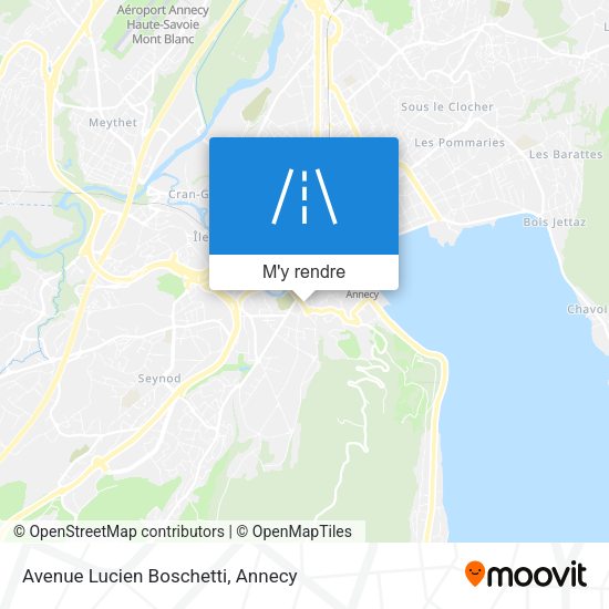 Avenue Lucien Boschetti plan