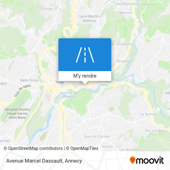 Avenue Marcel Dassault plan