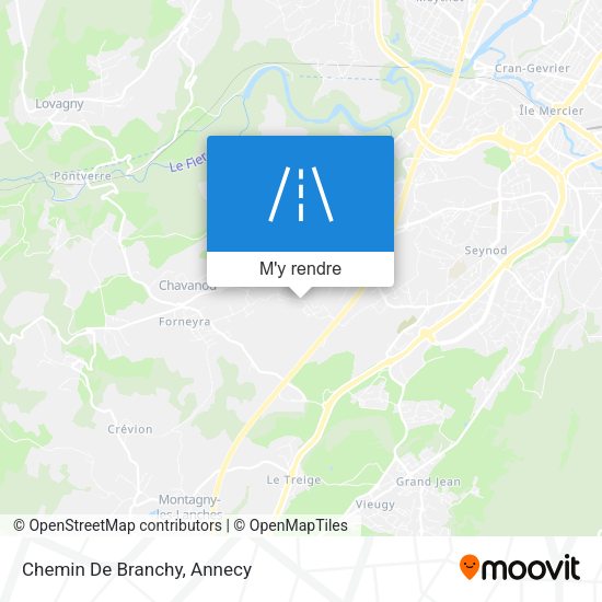 Chemin De Branchy plan