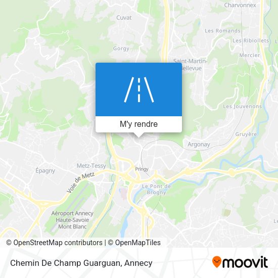 Chemin De Champ Guarguan plan