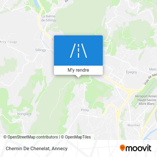 Chemin De Chenelat plan