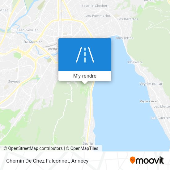 Chemin De Chez Falconnet plan