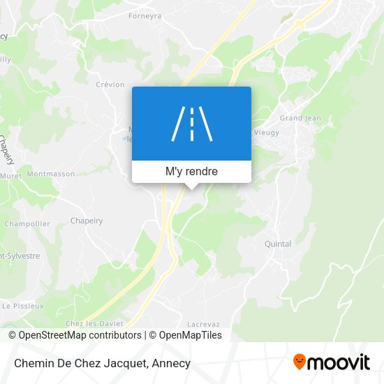 Chemin De Chez Jacquet plan
