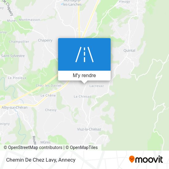 Chemin De Chez Lavy plan
