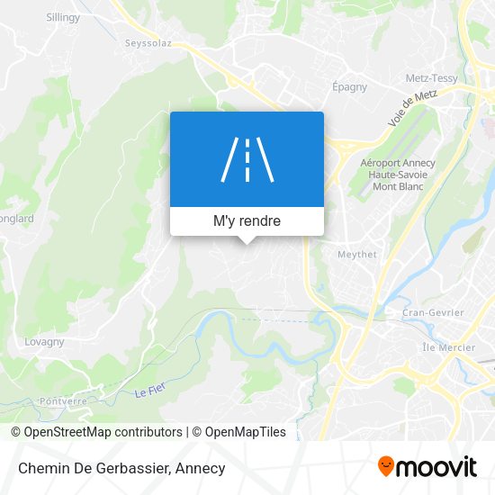 Chemin De Gerbassier plan