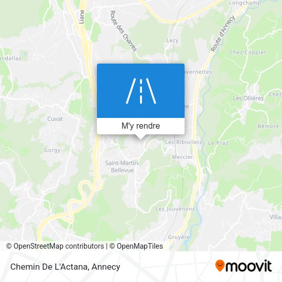 Chemin De L'Actana plan