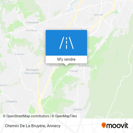 Chemin De La Bruyère plan
