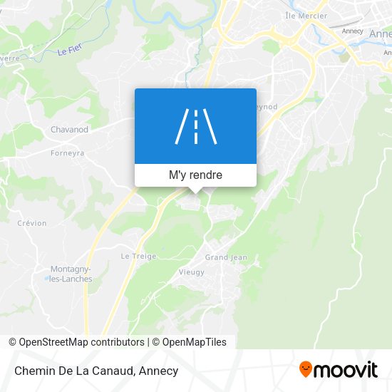 Chemin De La Canaud plan