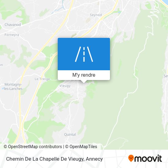 Chemin De La Chapelle De Vieugy plan