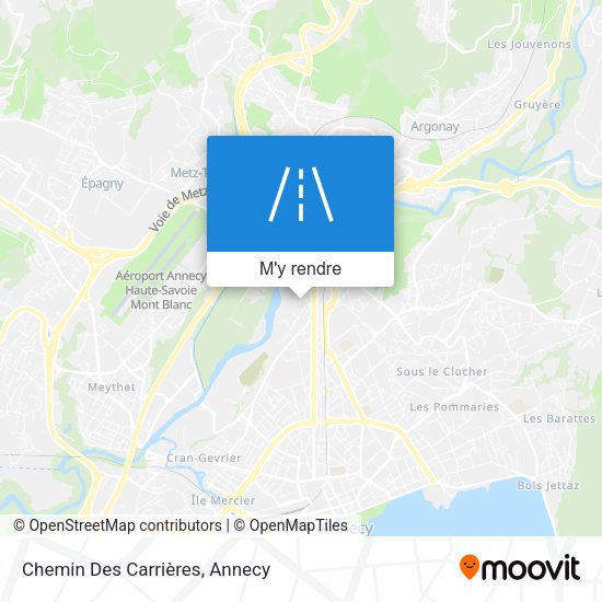 Chemin Des Carrières plan