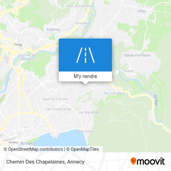 Chemin Des Chapelaines plan