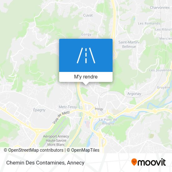 Chemin Des Contamines plan