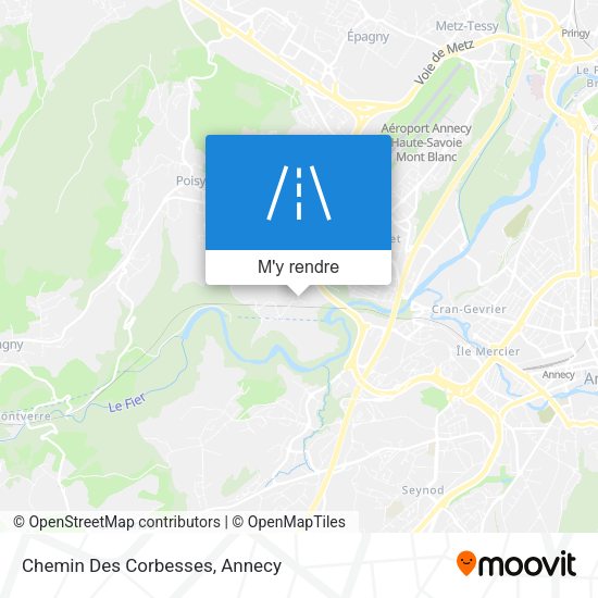 Chemin Des Corbesses plan