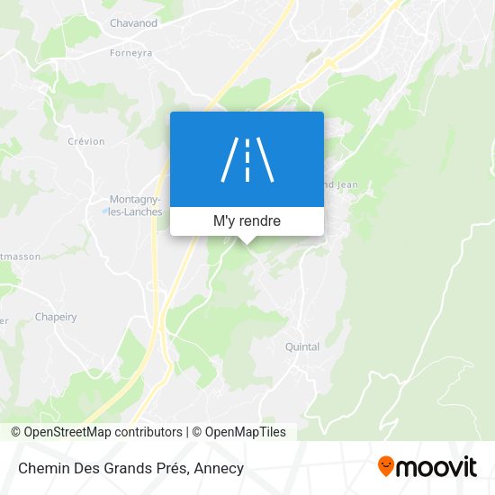 Chemin Des Grands Prés plan