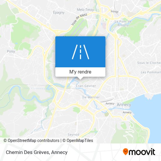 Chemin Des Grèves plan