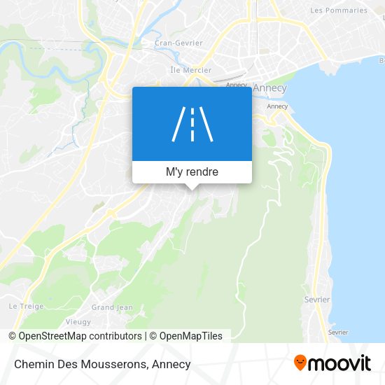 Chemin Des Mousserons plan