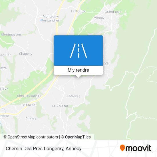 Chemin Des Prés Longeray plan