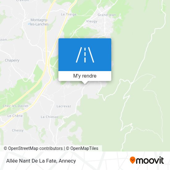 Allée Nant De La Fate plan