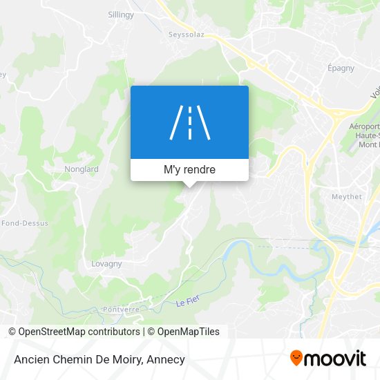 Ancien Chemin De Moiry plan