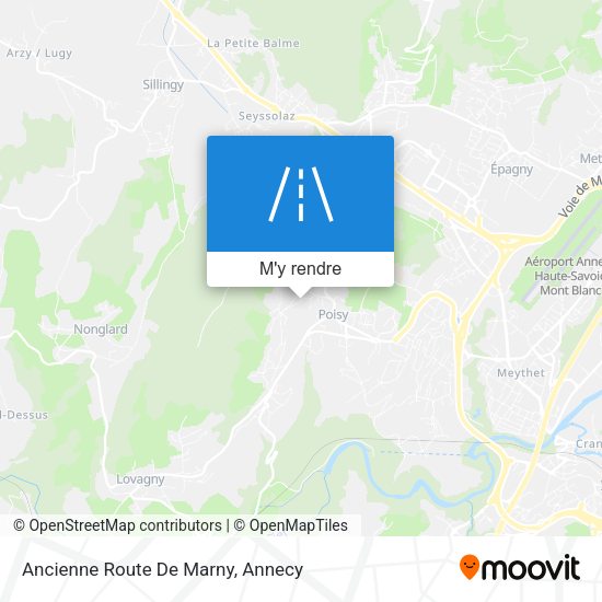 Ancienne Route De Marny plan