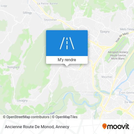 Ancienne Route De Monod plan
