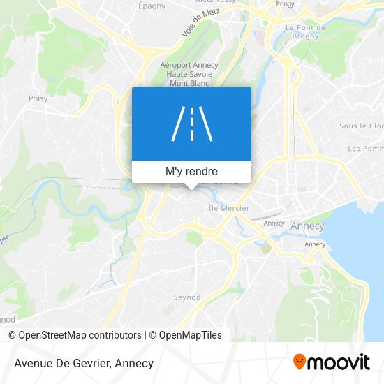 Avenue De Gevrier plan