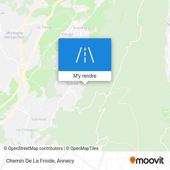 Chemin De La Froide plan