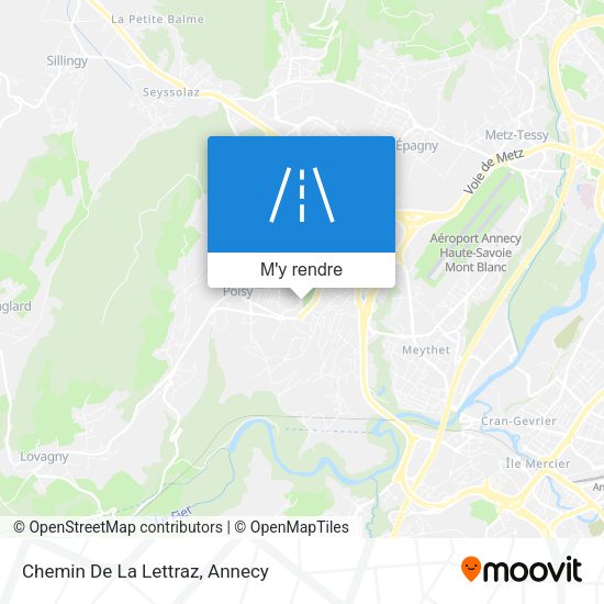 Chemin De La Lettraz plan