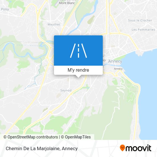 Chemin De La Marjolaine plan