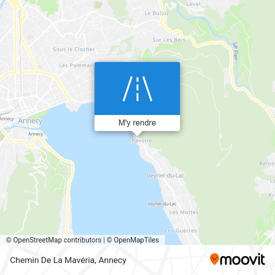 Chemin De La Mavéria plan