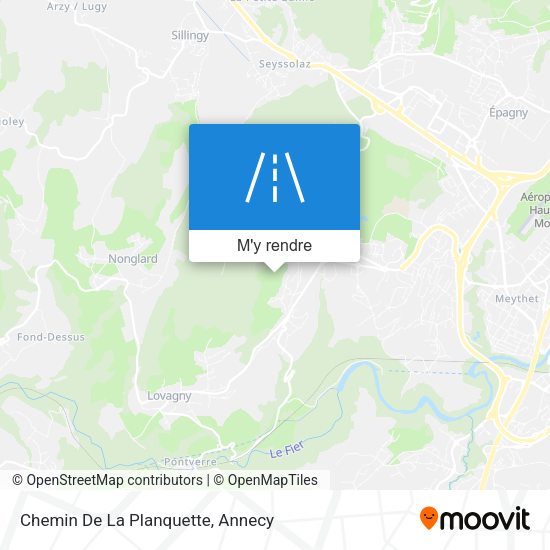 Chemin De La Planquette plan