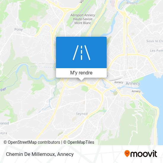 Chemin De Millemoux plan
