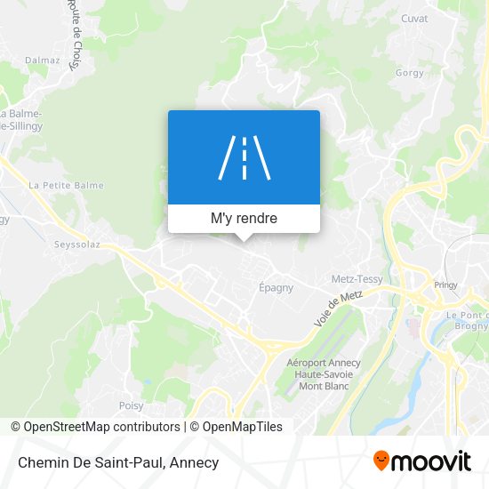 Chemin De Saint-Paul plan