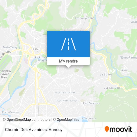 Chemin Des Avelaines plan