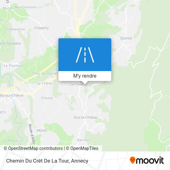 Chemin Du Crêt De La Tour plan