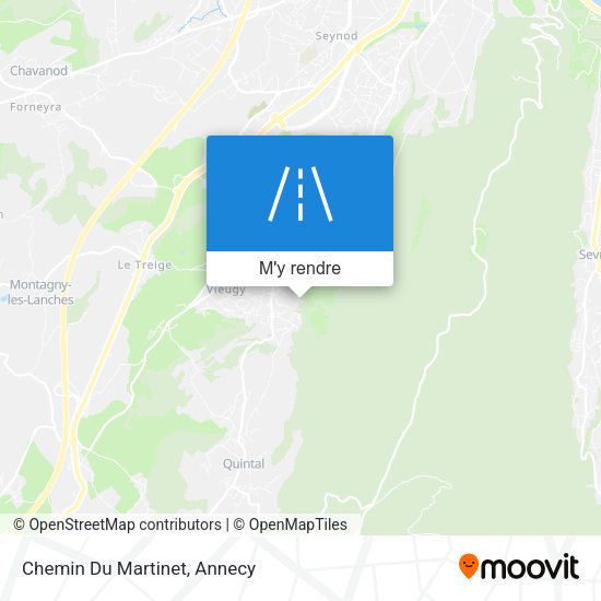 Chemin Du Martinet plan