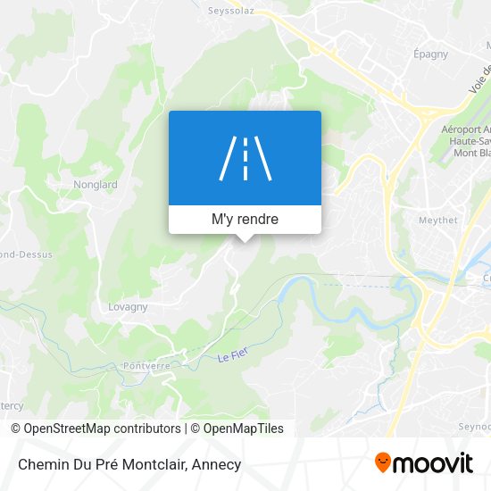 Chemin Du Pré Montclair plan