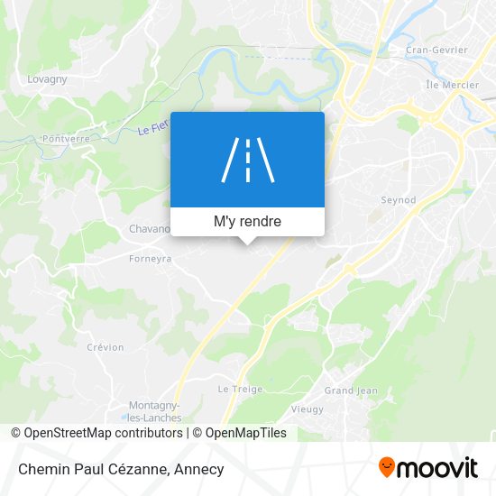 Chemin Paul Cézanne plan