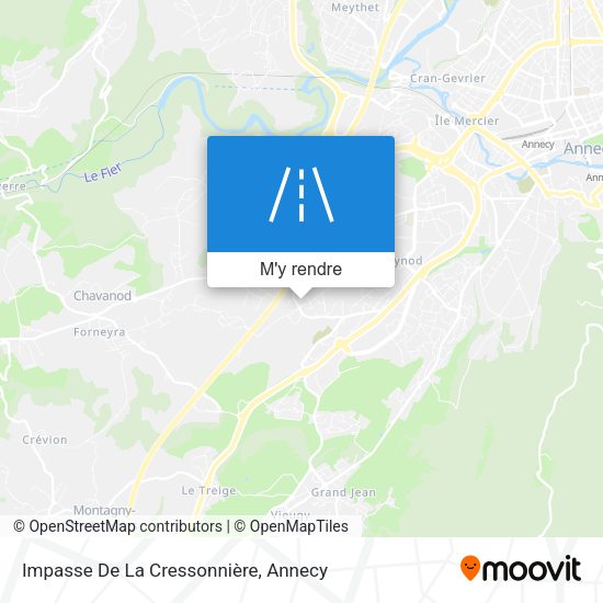 Impasse De La Cressonnière plan