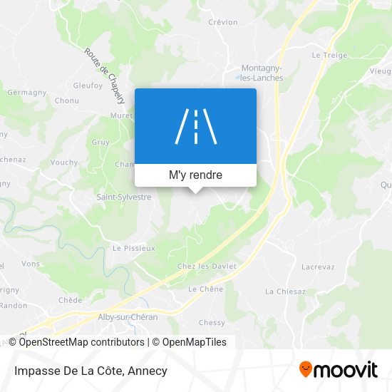 Impasse De La Côte plan